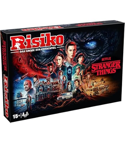 Hasbro Monopoly Stranger Things &ndash; Gioco Da Tavolo Ufficiale, Multicolore, Per 6 Giocatori, Et&agrave; 12+