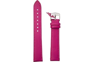 GL LEATHER ACCESSORIES Extra Long Ladies Women's Thin Leather Watch Strap 17 Colours