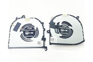 ANNESA Fleshy Leaf New CPU+GPU Cooling Fan Replacement for Dell XPS 15 7590 Precision 5540 M5540 Series 0F01PX 0V9H8N
