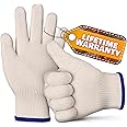 Lagarto Heat Resistant Cooking Gloves - Kitchen Gloves 480 Degree Heat Resistant Oven Gloves for Handling Hot Food Cooking Baking Oven Gloves - Camping Cooking Pot Indoor Outdoor Smoker Grill ksi