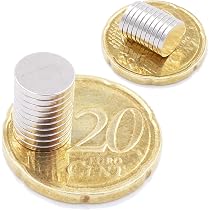Brudazon | 10 Mini Magneti Dischi Da 6x6mm | Grado Magnetico N52 - Magneti In Neodimio Ultra Potenti | Magneti Per Modellismo, Foto, Lavagne Magnetiche | Piccoli, Rotondi Ed Extra Potenti - 5