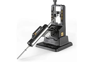 WORK SHARP - WSBCHPAJ-I Aiguiseur de couteaux à réglage de précision guidé par l'angle - Outil d'affûtage manuel pour couteaux le plus performant du monde, Blanche