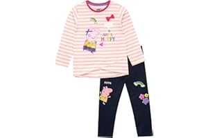 Peppa Pig Girls Peppa Pig T-Shirt and Leggings