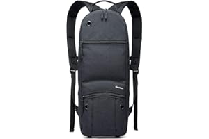 iGuerburn Sac à dos pour réservoir de taille D (2 l) - Bouteille d'oxygène O2 - Noir