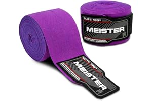 Meister Elite 457,2 cm Premium Adulte Bandages pour MMA et Boxe (la Paire)