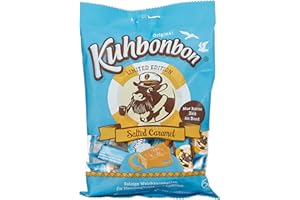 Kuhbonbon Salted Caramel 175g – weiche Karamellbonbons aus süßem Karamell, zartschmelzende Toffee-Bonbons aus guter Butter, Milch und Salz, glutenfrei, 175 gr
