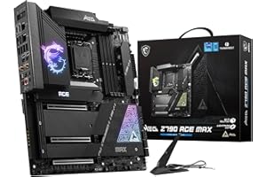 MSI MEG Z790 ACE MAX Scheda Madre E-ATX - Supporta Intel 12° & 13° Gen, LGA 1700-105A SPS VRM, DDR5 7800+MHz/OC, PCIe 5.0 x16, M.2 Gen5, Dual 2.5G LAN, Wi-Fi 7, Thunderbolt 4
