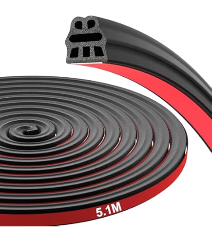 Guarnizione Per Portiera Auto In Gomma - Impermeabile E Antirumore, 15x14 Mm, 16 M, Per Isolamento Acustico - Foto 6