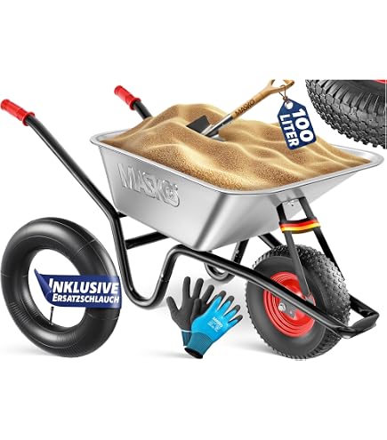 SHOP: Carriola vasca zincata | Carriola FORT zincata con 2 ruote 215-90/2
