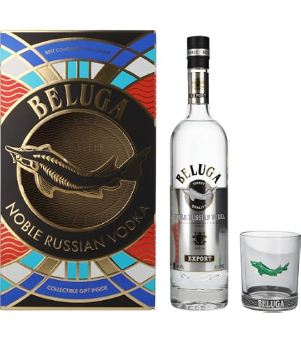 Beluga Celebration Vodka Set ベルーガウォッカ Beluga Celebration Vodka 0.7 Litre Bottle 40% Alk., Premium Vodka