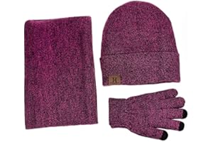 TMEOG Berretto Unisex-Adulto, Cappelli Invernali Uomo Cappelli da Le Donne da Uomo Unisex Invernali Sciarpa Uomo Guanti Invernali Guanti Touch Screen