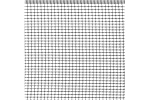 tenax Quadra 05 Argento 1,50 x 5 m, Rete Protettiva in Plastica per Balconi, Cancelli e Recinzioni