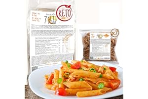 LINE@DIET Pasta proteica, penne keto Lineadiet - 7 monoporzioni da 50g di penne chetogeniche - 0 zuccheri, ricche di fibre, 29% di proteine - 350g