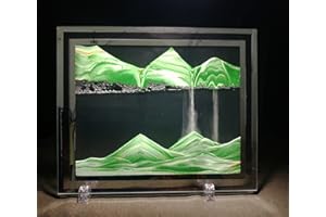 YAIHE Paisaje de arena fluyendo arena dinámica pintura de arena imagen en movimiento arte de escritorio arena en movimiento