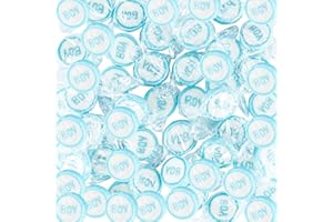 FOOD crew Rocks Bonbon bleu et blanc BOY - 500 g Rocks Bonbons - Bonbon emballé individuellement - Emballage en vrac – Baby Shower Decoration - Gender Reveal Party Decoration - Deco Baby Shower