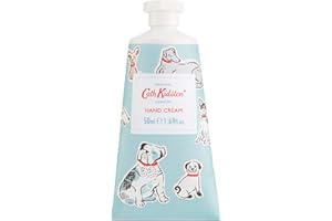 Cath Kidston Squiggle Dogs Everyday Hand Cream | Vegan Hand Cream| Travel Mini Hand Cream | Cruelty Free & Vegan Friendly Small Hand Cream| Hand Moisturiser| 50ml