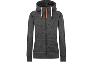 Newbestyle Jacke Damen Sweatjacke Hoodie Sweatshirt Oberteile Damen Pullover Kapuzenpullover Pulli mit Reissverschluss