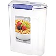 Sistema KLIP IT Cereal Storage Container | 4.2 L | Food Pantry Storage Container | BPA-Free | Blue Clips | 1 Count