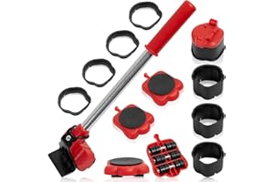 MILLANJI Ruedas para Mover Muebles Pesados- Elevador de Muebles Fabricado Carga máxima 300 kg. Sin Esfuerzo Ideal para Mover Todo lo Que desees y Evitar Dolores de Espalda.