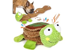 IOKHEIRA Pluszowe zabawki dla psów, interaktywne piszczące zabawki dla psów, twarda zabawka do żucia z materiałem bawełnianym i marszczonym papierem, zabawki dla psów dla dużych i małych psów