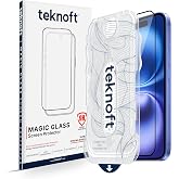 Easy Installation Kit for Teknoft iPhone 16 Extra Reinforced Full Protection Under Glass That Leaves Absolutely No Dust When Installing