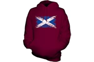 Candymix - Scotland Distressed Flag - Unisex Hoodie Mens Ladies Hooded Sweater