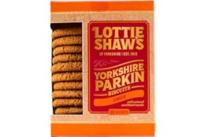 LOTTIE SHAW'S Lottie Shaws Yorkshire Parkin Ginger Biscuit Box, 275g