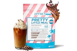 ‎OFFSET NUTRITION OFFSET Nutrition Abnehm Shake Frappuccino [nur 208 KCAL pro Shake] - 28 Portionen | Mahlzeitersatz | Diät Shake mit 24 Vitaminen & Mineralien | Glutenfreie Trinkmahlzeit