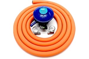 Huddersfield Gas Branded Replacement 21mm Butane 2m Hose Kit Fits Calor Gas & Flogas 21mm cylinders