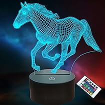 HPBN8 3D Zug Lampe – USB-betrieben, Mit Fernbedienung, 7/16 Farben, Optische Illusion, LED Nachtlicht Für Kinderzimmer