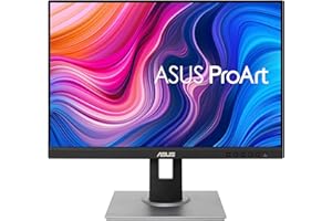 ASUS ProArt Display PA248QV - Monitor Profesional de 24.1”, 16:10, IPS, WUXGA (1920 x 1200), 100% sRGB, 100% Rec.709, ΔE<2, Verificado por Calman, ProArt Preset, ProArt Palette, Soporte ergonómico