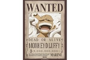 GB eye – Poster ONE PIECE Wanted (WANTED Luffy Gear 5)