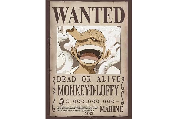 GB eye – Poster ONE PIECE Wanted (WANTED Luffy Gear 5)