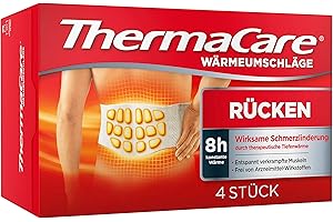 Pfizer Thermacare - Confezione da 4 fasce autoriscaldanti per schiena, S-XL