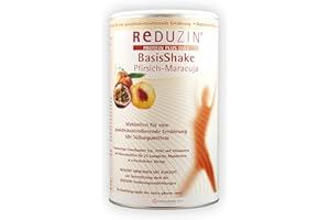Reduzin Slimming Shake, Peach Passion Fruit, 25 Creamy Shakes Per Tin, Delicious Diet Shakes for Weight Loss, Meal Replacement for Drinking