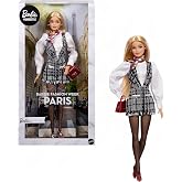 Barbie Signature @BarbieStyle Paris Koleksiyon Bebek | Paris g&ouml;r&uuml;n&uuml;ml&uuml; siyah beyaz model bebek, kırmızı aksesuarlı, koleksiyo