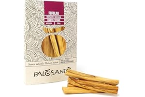 PALOSANTO Incenso Naturale Palo Santo Ayabaca - 8 Legnetti Premium Perù per Purificazione Ambienti, Benessere Spirituale, Allontanamento Negatività - Etico & Sostenibile, Bastoncini Legno Non Tossici