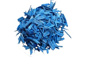 mamikatou Copeaux de Bois paillage Deco Bleu Azur en 10L