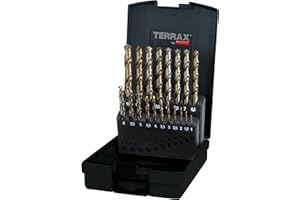 Terrax By Ruko - Juego Brocas Cilindricas Hss-E Co 5% 19P