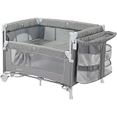 Holmer Coolstyle (Anne Yanı/Park Yatak) Multi Pro Oyun Parkı/Anne Yanı/Beşik (Gri)