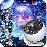 Gesto HD Galaxy Star Projector Night Light with 13 Replaceable Discs & Timer | Milky Way Mood Lighting, Clear Projection Star
