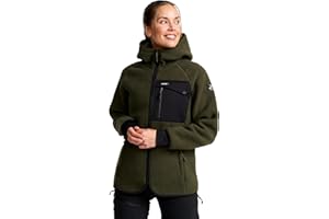RevolutionRace Sherpa Hoodie für Damen, Outdoor Fleecejacken perfekt für Wanderungen und Outdoor-Abenteuer