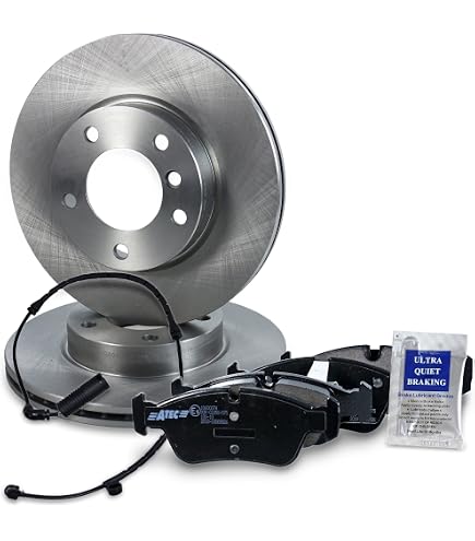 Frankberg Set freni incl. 4x Dischi Freno + 8x Pastiglie dei Freni Anteriore Posteriore Compatibile con Serie 3 Compact E46 Serie 3 E46 Serie 3 Touring E46 Replace# 34216750190, 34111164498