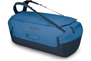 Osprey Transporter 150L Travel Duffel Bag, Blue Flame/Nocturnal Blue