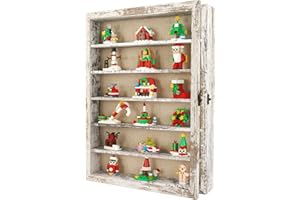 FramePro 30x40 3D Shadow Box Frame with Removable Shelves, Deep Frame 12x16 Display Case for Collector, Keepsake Coins Military Medals Pins Wedding Flowers-White