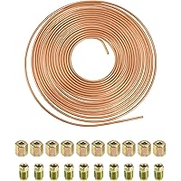 Tuyau En Cuivre, Souple T2 En Cuivre ID 4 Mm De Diamètre Intérieur 6 Mm