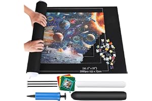 Pusslatta pusselrulle, pussel 2 000 bitar pussel rullmatta pussel sparare pusselunderlägg jigsaw rolls pusselmatta av filt, jigsaw matta, jättefiltmatta för förvaring av pussel