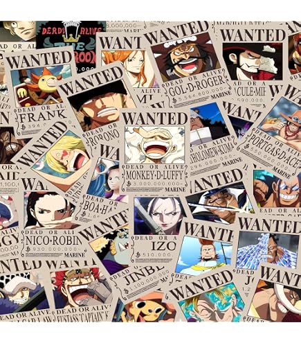 ComicSense.xyz One Piece Anime Whitebeard Wanted Bounty Poster
