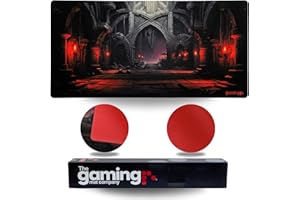 The Gaming Mat Company Single Player MTG Playmat & Gaming Mouse Pad - 28" x 14" Dungeon Gaming Mousepad Compatible with Magic The Gathering Playmats MTG Cards Gaming Mouse Mat Large Mouse Pad