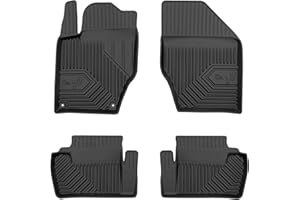 MOTOS Tapis de sol caoutchouc pour Citroen C4 II 2010-2018 Améliorez Votre Confort de Voyage avec Le tapis noir antidérapant Auto No.77- tapis voiture Tous Temps pour Voiture, Protection Contre les sa